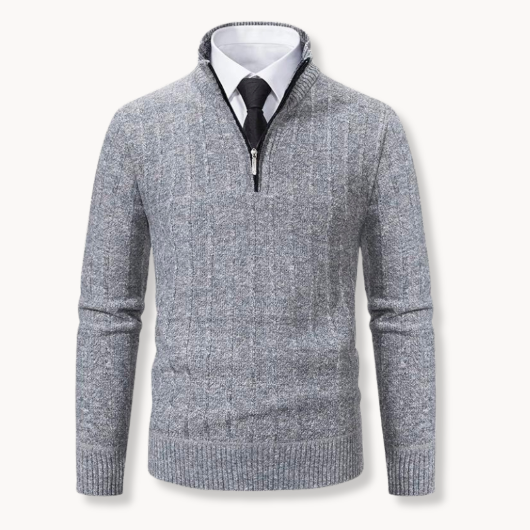 ROB™ | Knit Quarter Zip Sweater