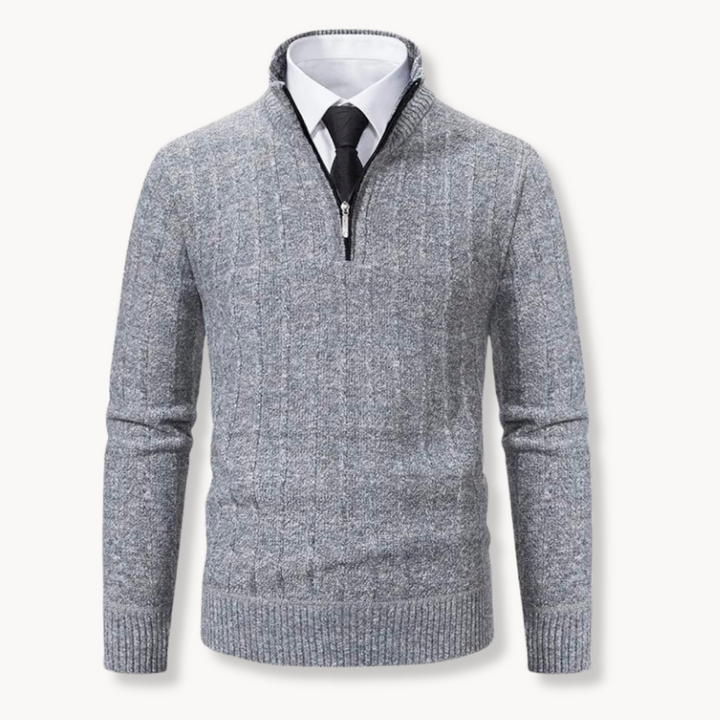 ROB™ | Knit Quarter Zip Sweater