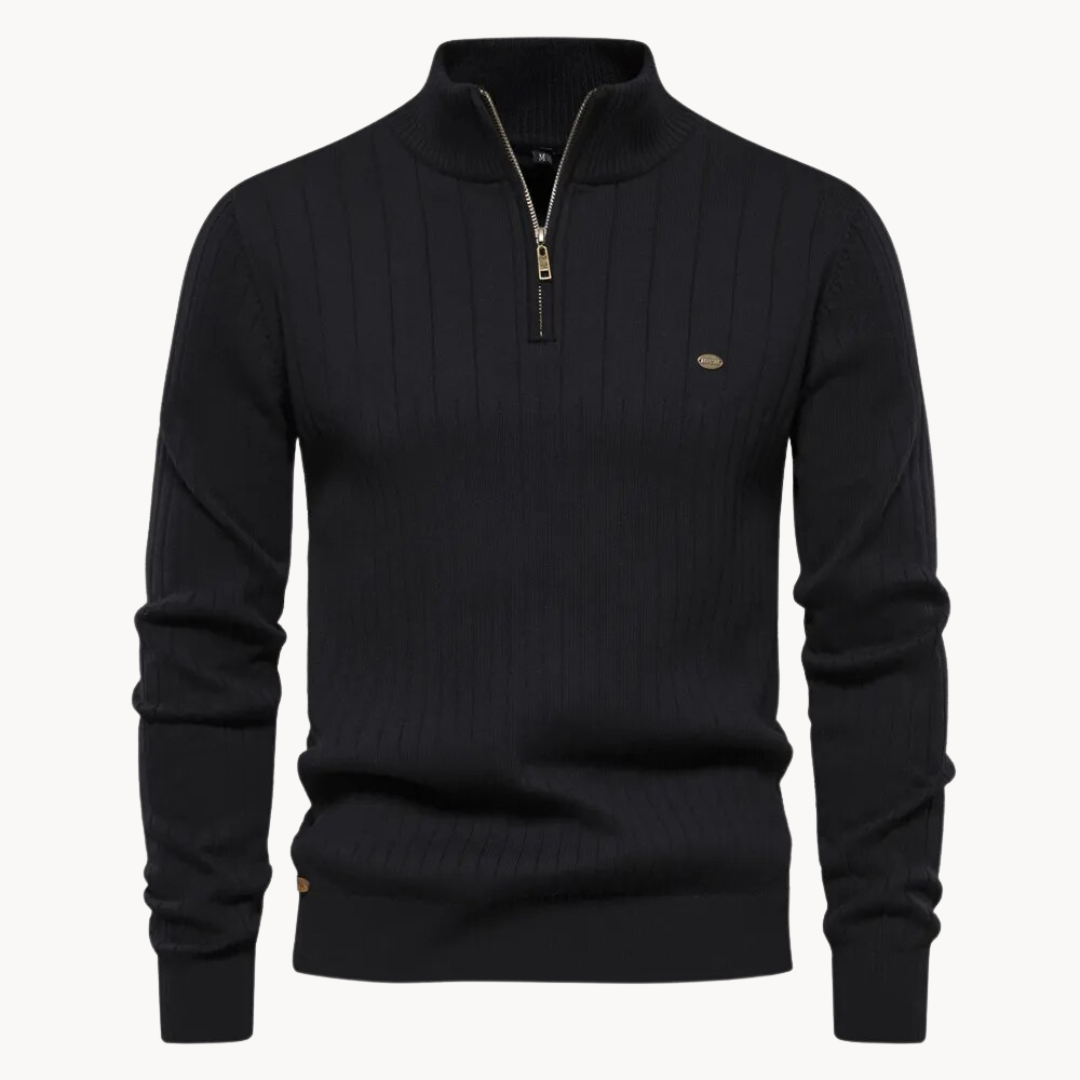 JENSON™ | Quarter Zip Sweater