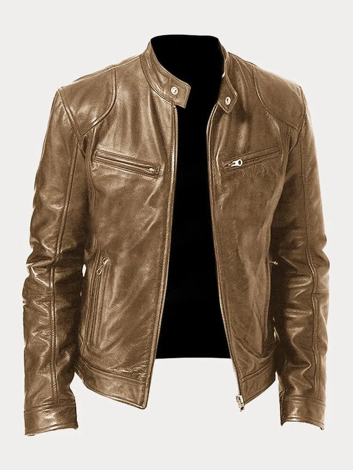 CHRISTIAN™ | Casual leather jacket