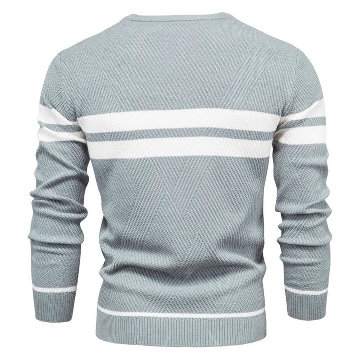 ZANDER™ | Field Stripe Cotton Crewneck